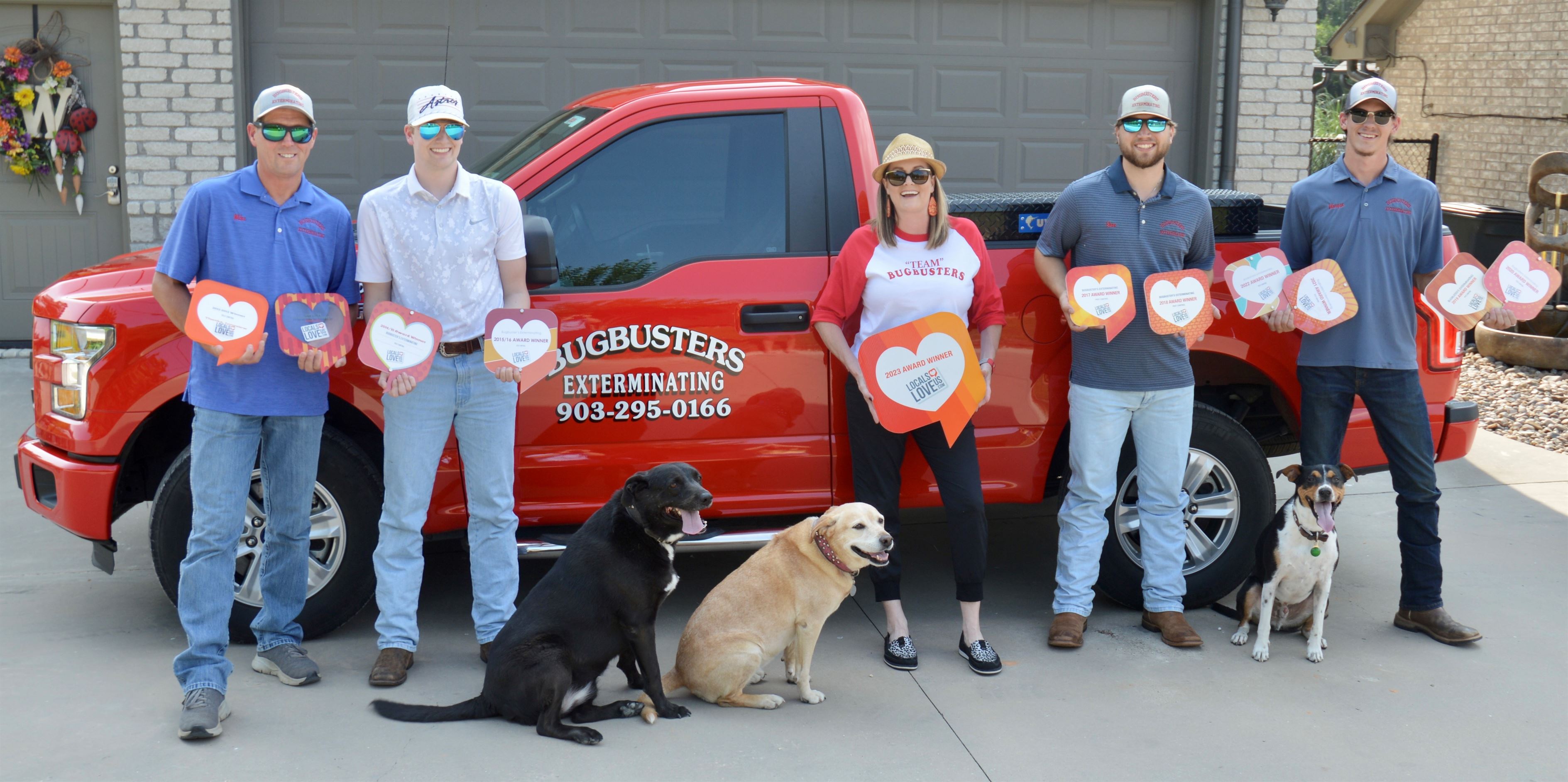 TEAM BUGBUSTERS LOCAL'S LOVE US 11 YEARS RUNNING!